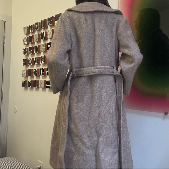Vintage Neutral Wool Coat - Picture 3 of 4